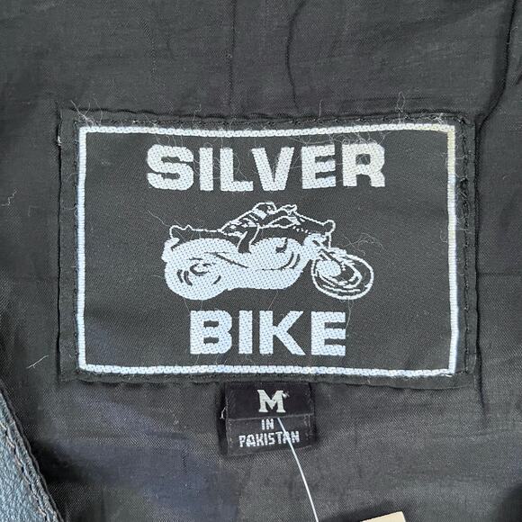 Vintage 90s leather biker vest - Picture 3 of 7